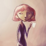 A Woman at the Post Office