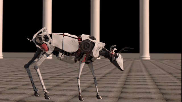 fawn walking animation test